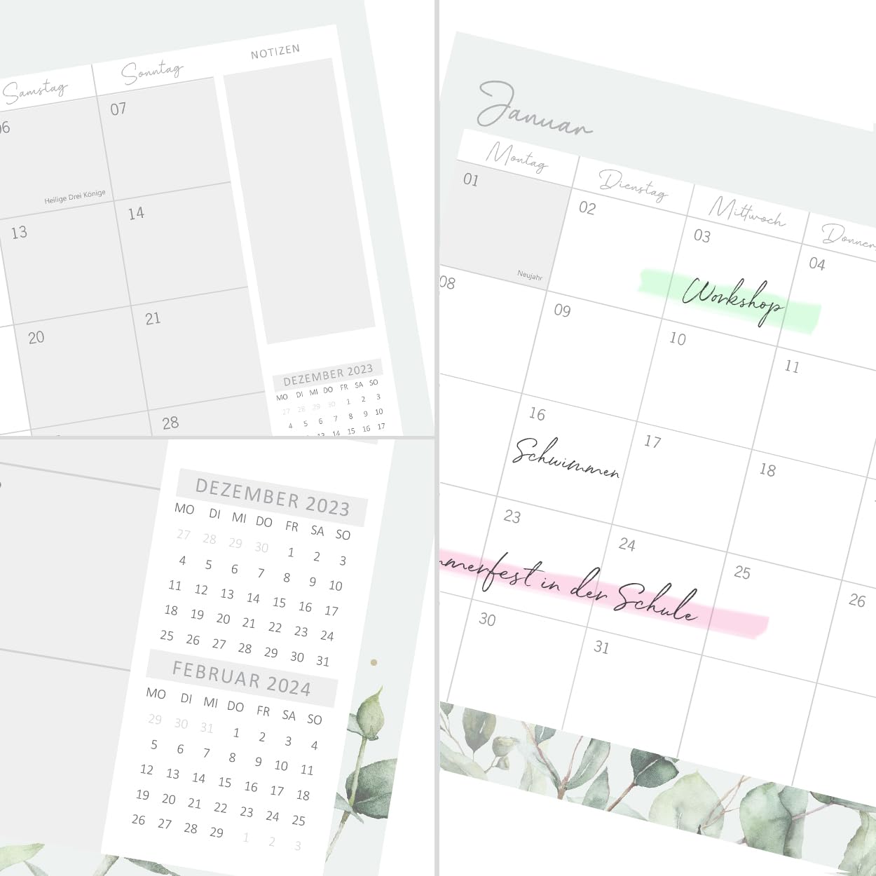 gr-tz-verlag-monatskalender-magnet-a4-quer-magnetischer-k-hlschrank-wandkalender image 5