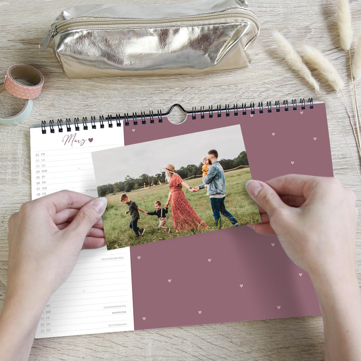 gr-tz-verlag-bastelkalender-2024-blattgold-a4-quer-f-r-hochkant-handybilder-foto image 3