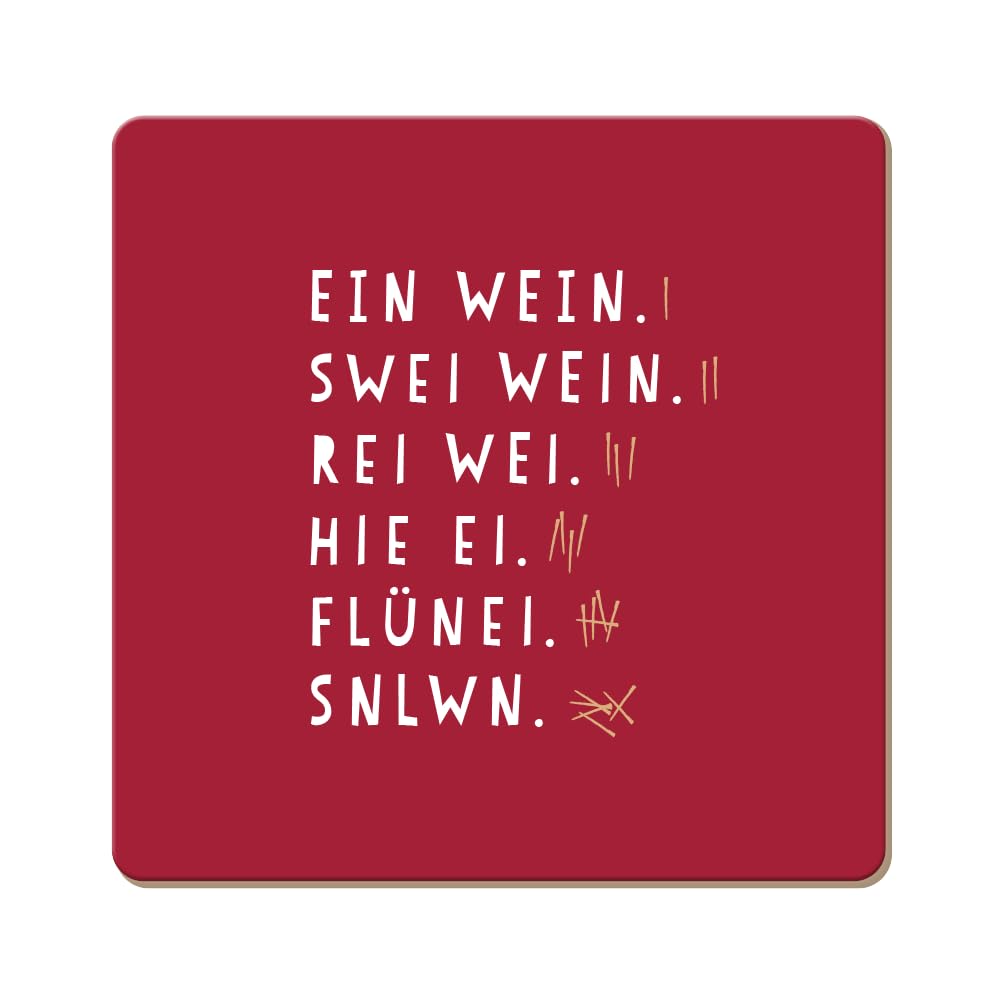 grafik-werkstatt-untersetzer-aus-kork-ein-wein-bunt-9-5-x-9-5-cm image 1