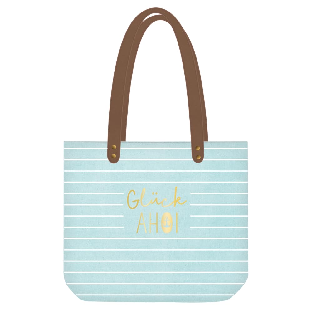 grafik-werkstatt-shopper-oohlala-damen-tasche-leinenoptik-schwarz-wei-25-liter image 6