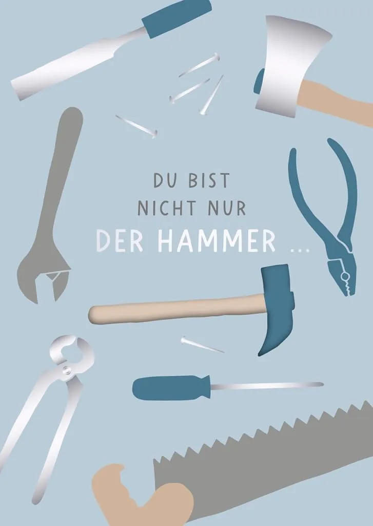 grafik-werkstatt-musikkarte-du-bist-nicht-nur-der-hammer-coversong-oh-yeah-22-2x image 1