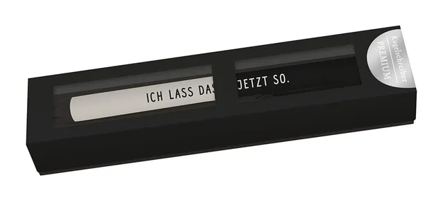 grafik-werkstatt-schreibkram-manufaktur-kugelschreiber-ich-lass-das-jetzt-so image 1