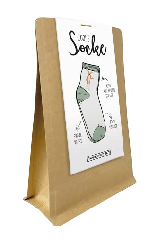 grafik-werkstatt-bunte-socken-mit-spruch-herren-party-animal-wei-gr-41-45-2er-pa image 2
