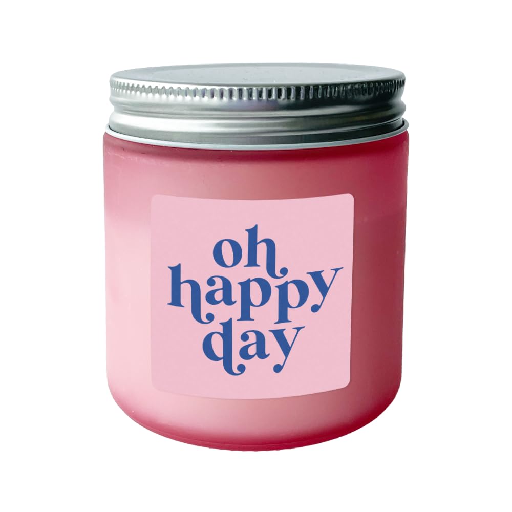 grafik-werkstatt-gute-laune-kerze-oh-happy-day-bl-tenduft-himbeer-pfingstrose-ja image 1