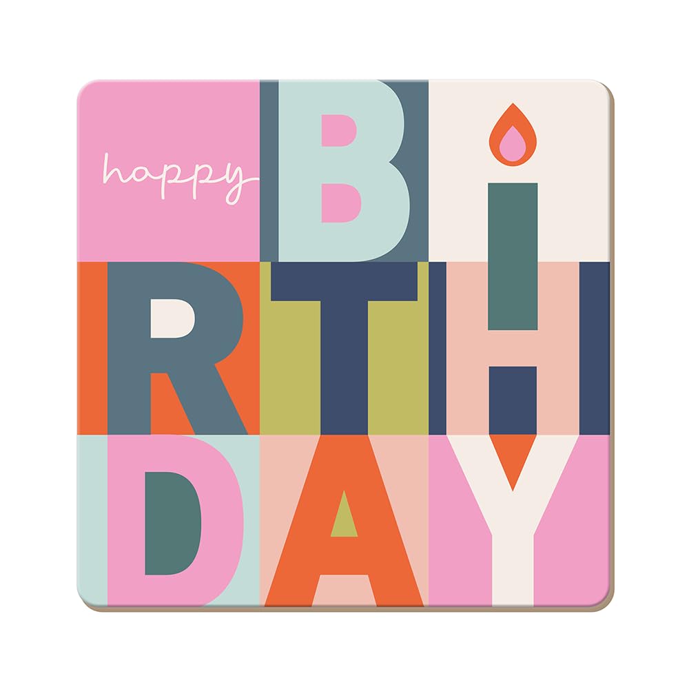grafik-werkstatt-untersetzer-kork-happy-birthday-bunt-9-5-x-9-5-cm image 1