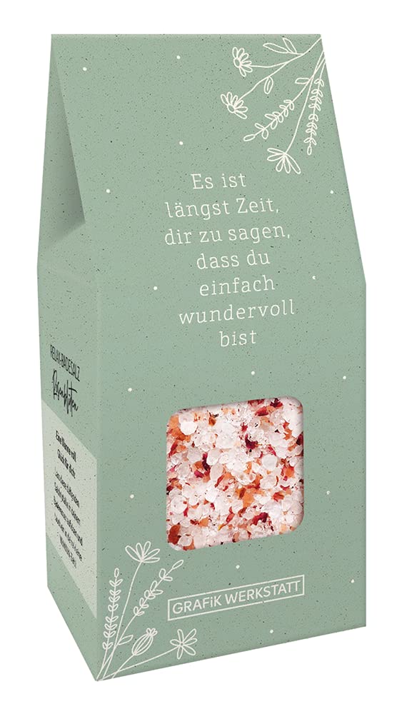 grafik-werkstatt-badesalz-zeit-200g-rosenduft-vegan image 1