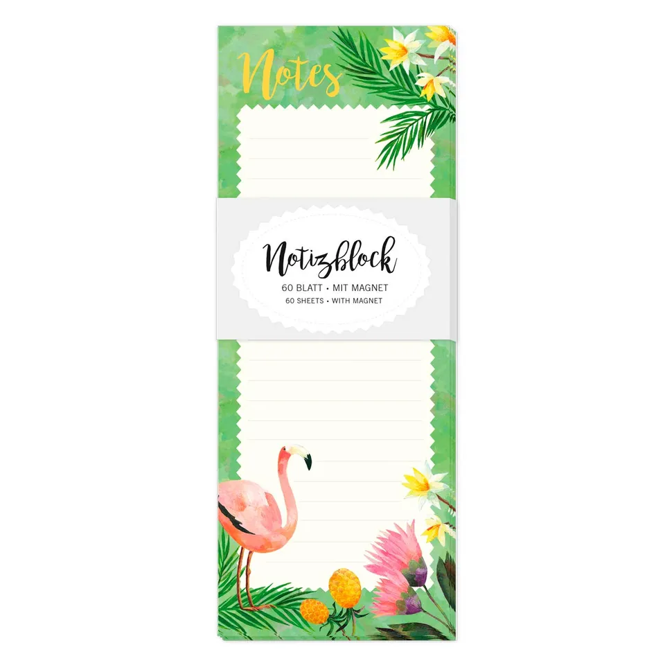 gr-tz-verlag-magnet-notizblock-flamingo-ananas-einkaufsliste-liniert-60-blatt image 1