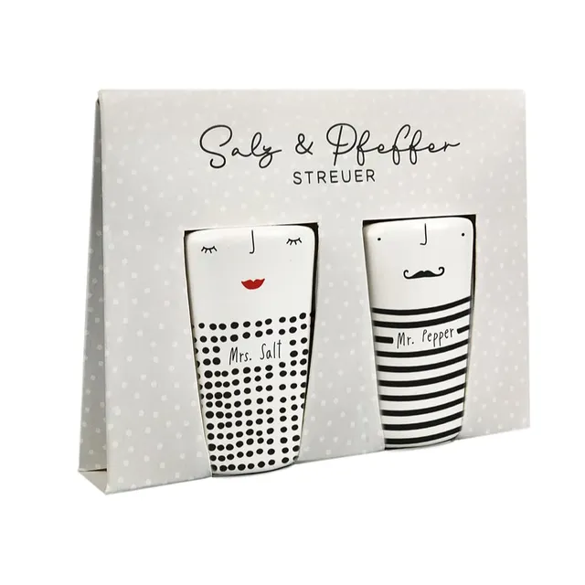grafik-werkstatt-mr-mrs-salz-und-pfefferstreuer-set-porzellan-mit-echtgold image 1