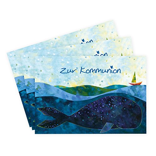 gr-tz-verlag-kommunion-karten-3er-set-motiv-wal-klappkarten-11-5-x-16-5-cm-mit-u image 3