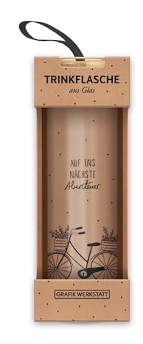 grafik-werkstatt-trinkflasche-glas-550-ml-auf-ins-n-chste-abenteuer-bunt-mit-gri image 8