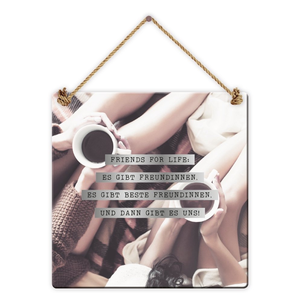 grafik-werkstatt-be-happy-schild-es-ist-dein-leben-18-x-18-cm image 6