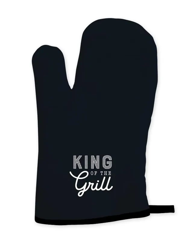 grafik-werkstatt-ofen-handschuh-king-of-the-grill-schwarz image 1