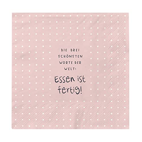 grafik-werkstatt-servietten-mit-spruch-essen-ist-fertig-20-st-ck-12-5-x-12-5-cm- image 2
