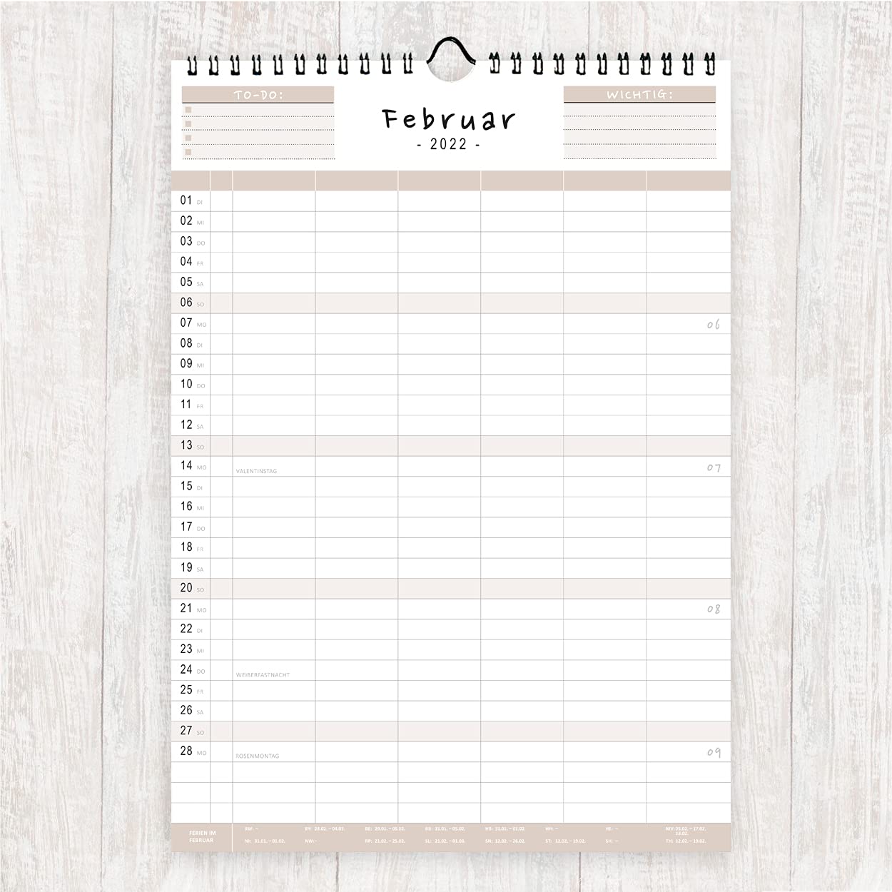gr-tz-verlag-familienplaner-2022-5-spalten-wandkalender-din-a3-motiv-h-nde-blaug image 3