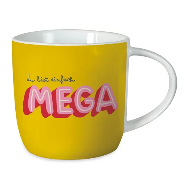 grafik-werkstatt-kaffeetasse-du-bist-einfach-mega-300-ml-porzellan image 1