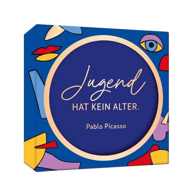 grafik-werkstatt-korkuntersetzer-6er-set-rund-10-5-cm-pablo-picasso image 1