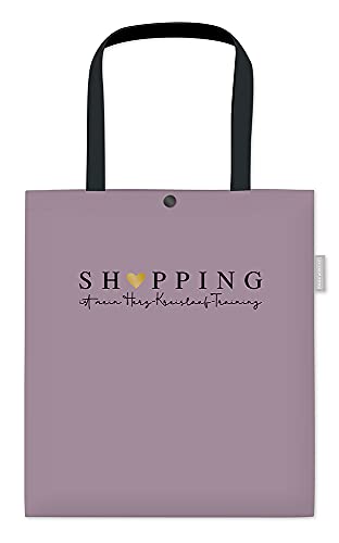 grafik-werkstatt-damen-baumwoll-beutel-shopping-tasche-mit-spruch-und-verschluss image 4