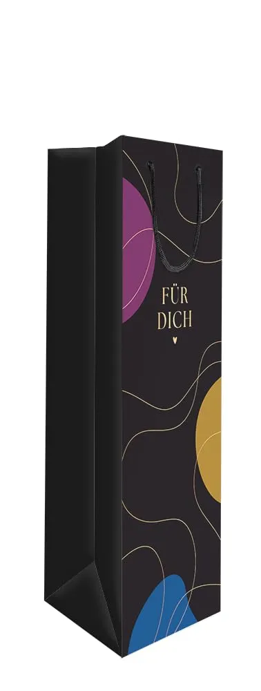 grafik-werkstatt-genuss-design-weinflaschen-geschenkt-te-f-r-dich-10-5-x-30-cm image 1