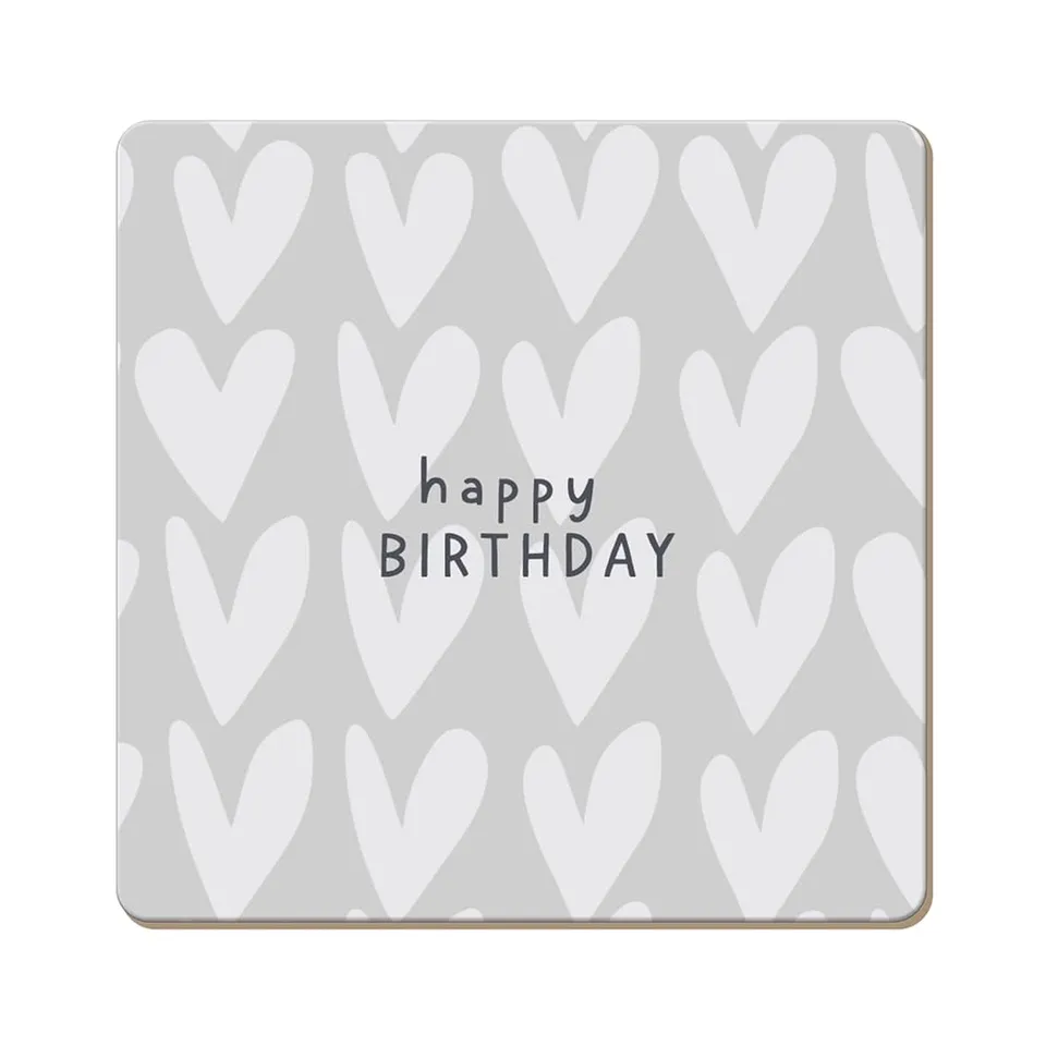 grafik-werkstatt-untersetzer-kork-happy-birthday-bunt-9-5x9-5-cm image 1