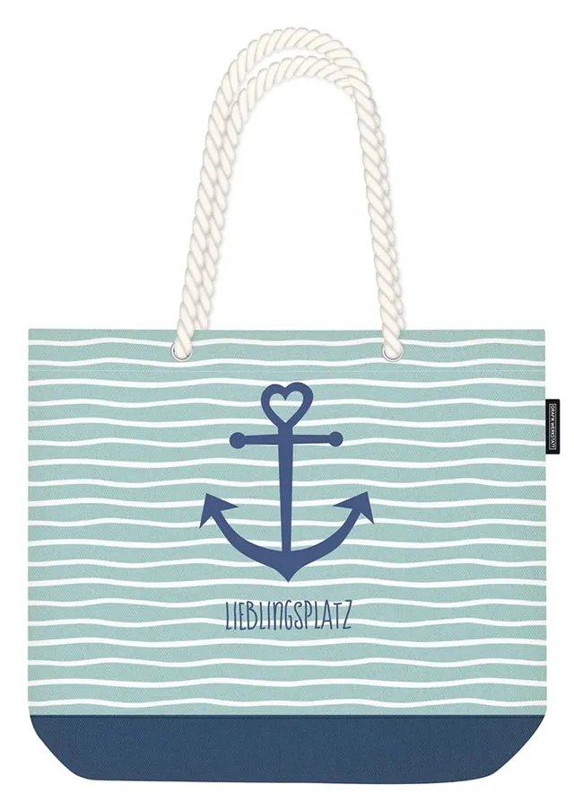 grafik-werkstatt-strandtasche-barfu-am-strand-baumwolle image 1