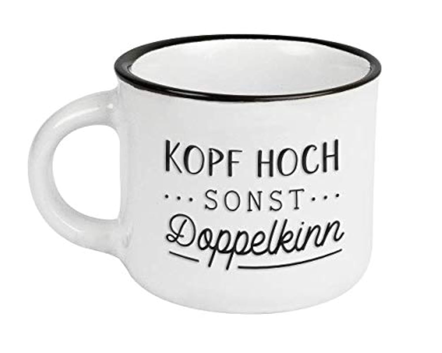 grafik-werkstatt-espressotasse-vintage-kopf-hoch-wei-95-ml image 1