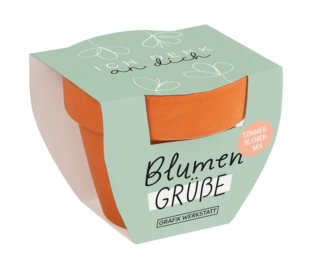 grafik-werkstatt-blumengr-e-mini-terrakotta-t-pfchen-sommerblumen-mix-ich-denk-a image 1