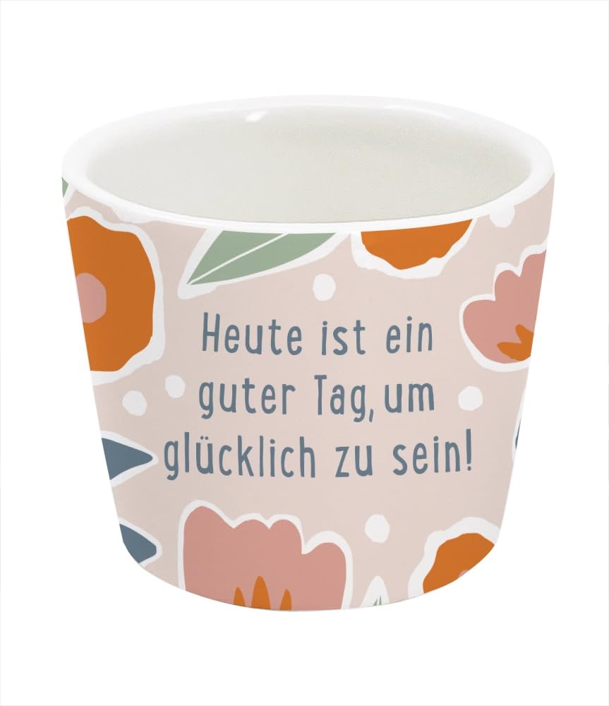 grafik-werkstatt-eierbecher-porzellan-heute-ist-ein-guter-tag-um-gl-cklich-zu-se image 1