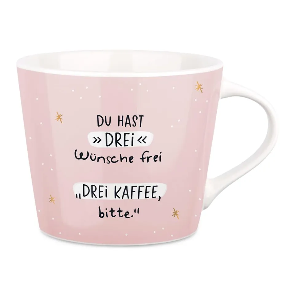 grafik-werkstatt-schreibkram-manufaktur-tasse-drei-w-nsche-420-ml-echtgold image 1