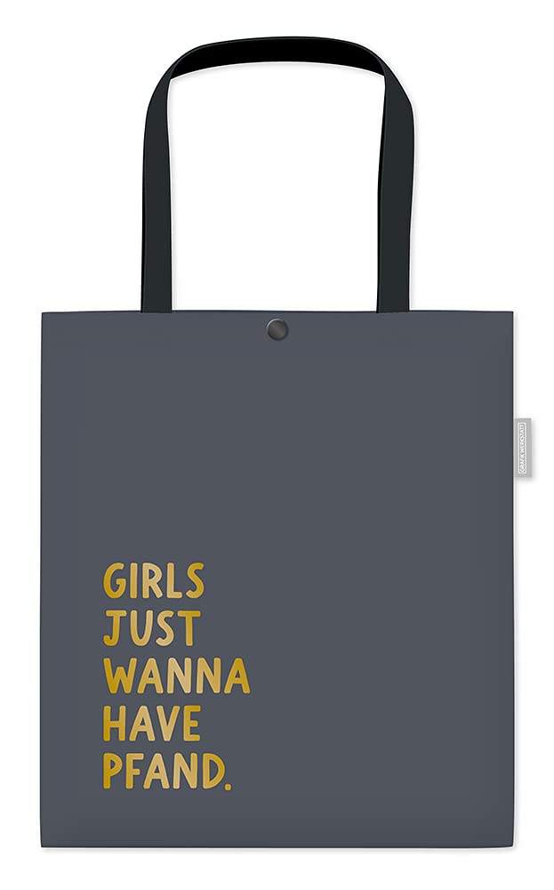 grafik-werkstatt-baumwoll-beutel-damen-mit-spruch-tasche-mit-verschluss-girls image 1