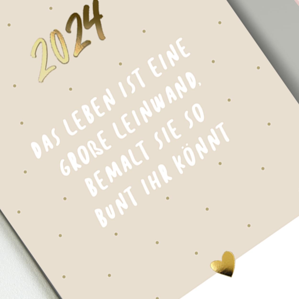 gr-tz-verlag-familienkalender-2024-wandkalender-5-spalten-blattgold-22-x-43-cm image 2