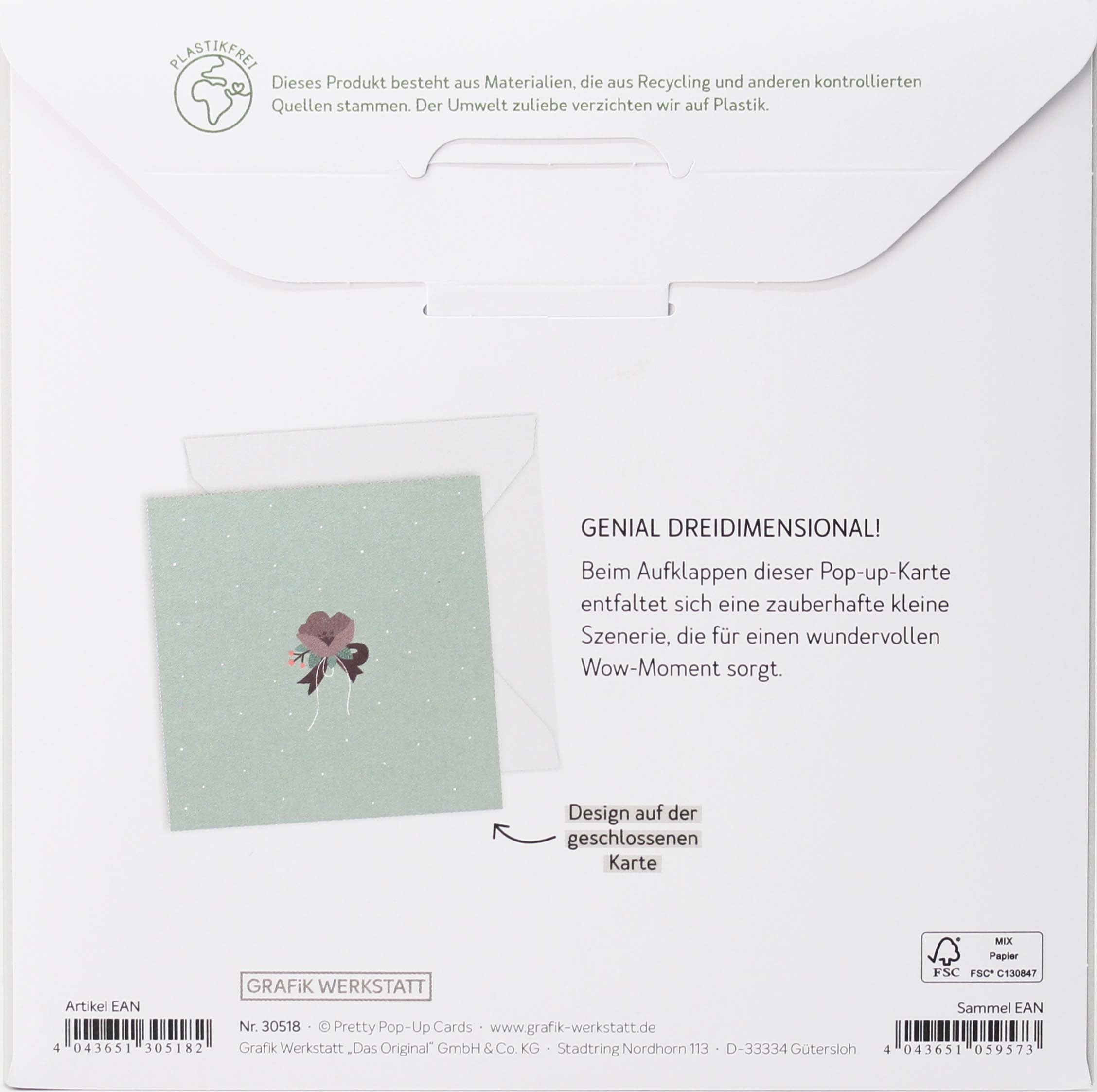 grafik-werkstatt-pretty-pop-up-karte-mama-du-bist-die-beste-14x14-cm image 3