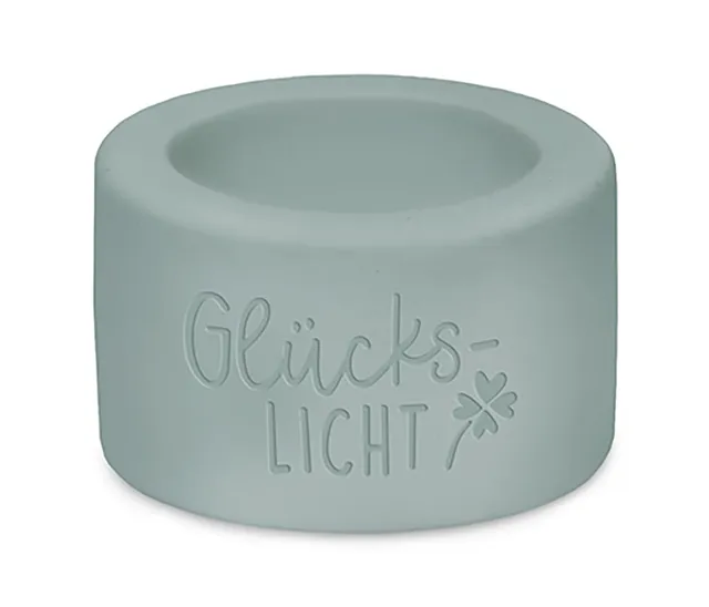 grafik-werkstatt-teelichthalter-gl-ckslicht-blau-keramik image 1