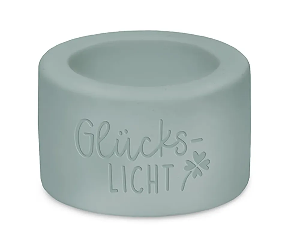 grafik-werkstatt-teelichthalter-gl-ckslicht-blau-keramik image 1