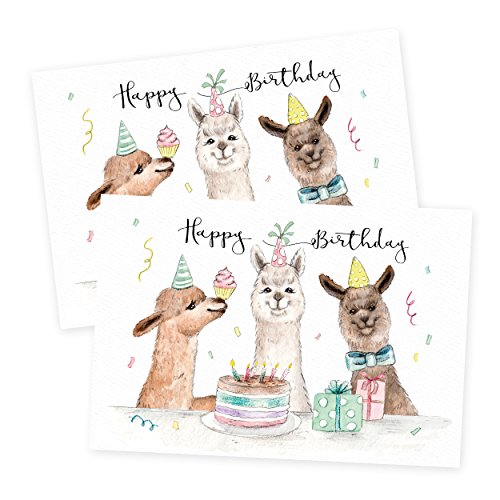 gr-tz-verlag-2er-set-gl-ckwunschkarten-geburtstag-alpaka-din-a6-blanko-mit-umsch image 3
