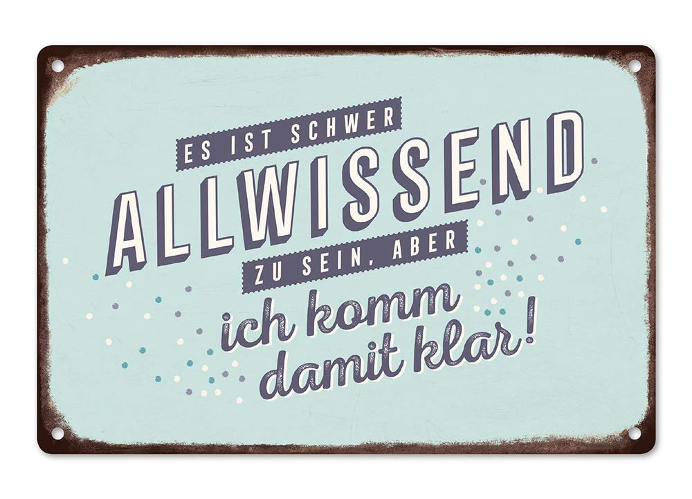 grafik-werkstatt-retro-blechschild-sch-nes-leben-deko-schild-30-x-20-cm image 7