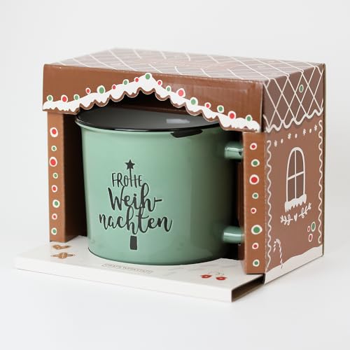 grafik-werkstatt-kaffeetasse-vintage-keramik-becher-400-ml-weihnachten-frohe-wei image 5