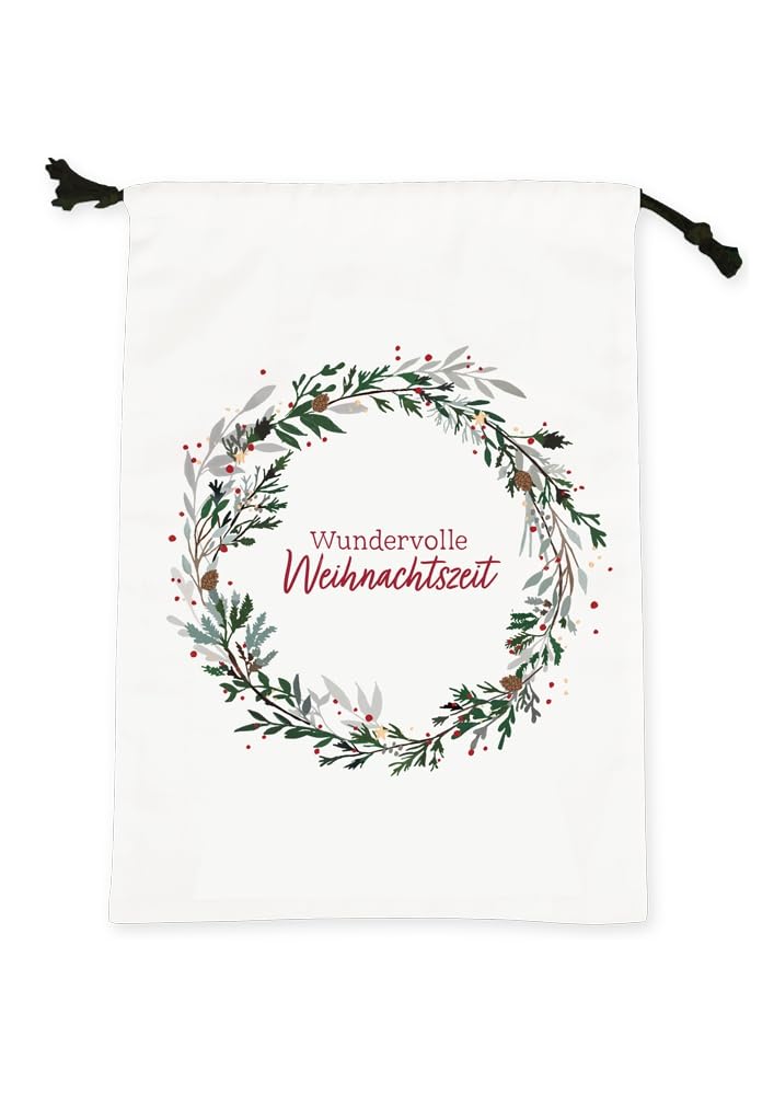 grafik-werkstatt-geschenkbeutel-wundervolle-weihnachtszeit-baumwolle-42x35x25-cm image 1