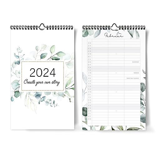 gr-tz-verlag-kalender-f-r-zwei-2024-wandkalender-3-spalten-eukalyptus-19-x-32-cm image 8