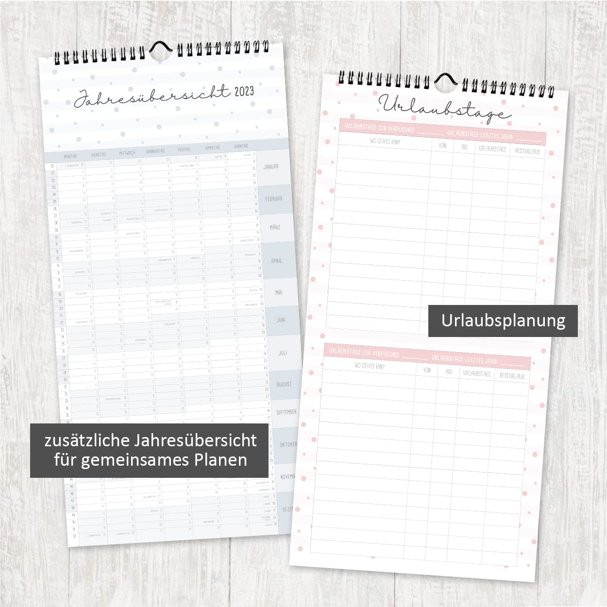gr-tz-verlag-planer-f-r-zwei-2023-wandkalender-mit-3-spalten-blattgold-22-x-43-c image 5