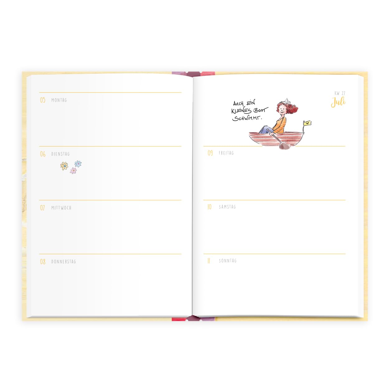 gr-tz-verlag-terminplaner-din-a5-zeitreise-2027-wochenkalender-hardcover image 2