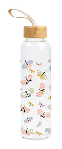 grafik-werkstatt-trinkflasche-glas-550-ml-kleine-auszeit-mit-griffschlaufe image 8