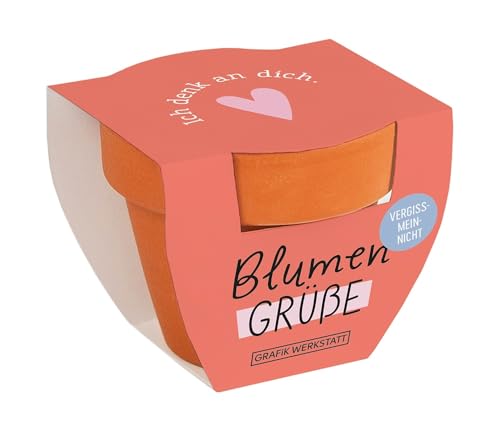 grafik-werkstatt-blumengr-e-ich-denk-an-dich-mini-terrakotta-t-pfchen-sommerblum image 3