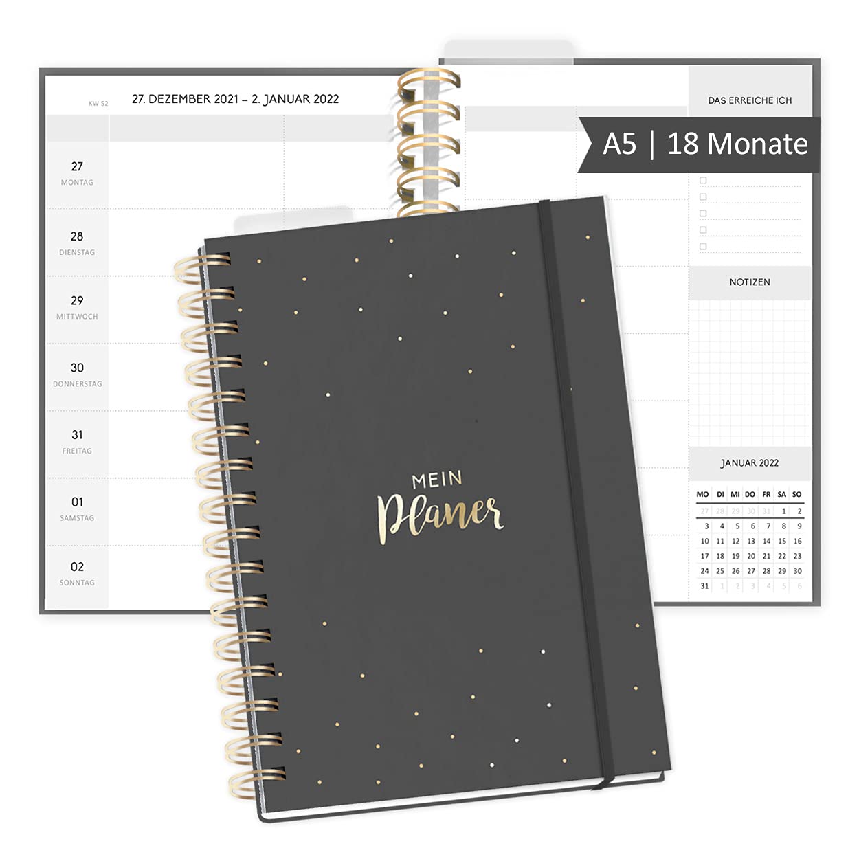 gr-tz-verlag-kalender-18-monate-2021-2022-planer-organizer-a5-juni-2021-bis-deze image 1