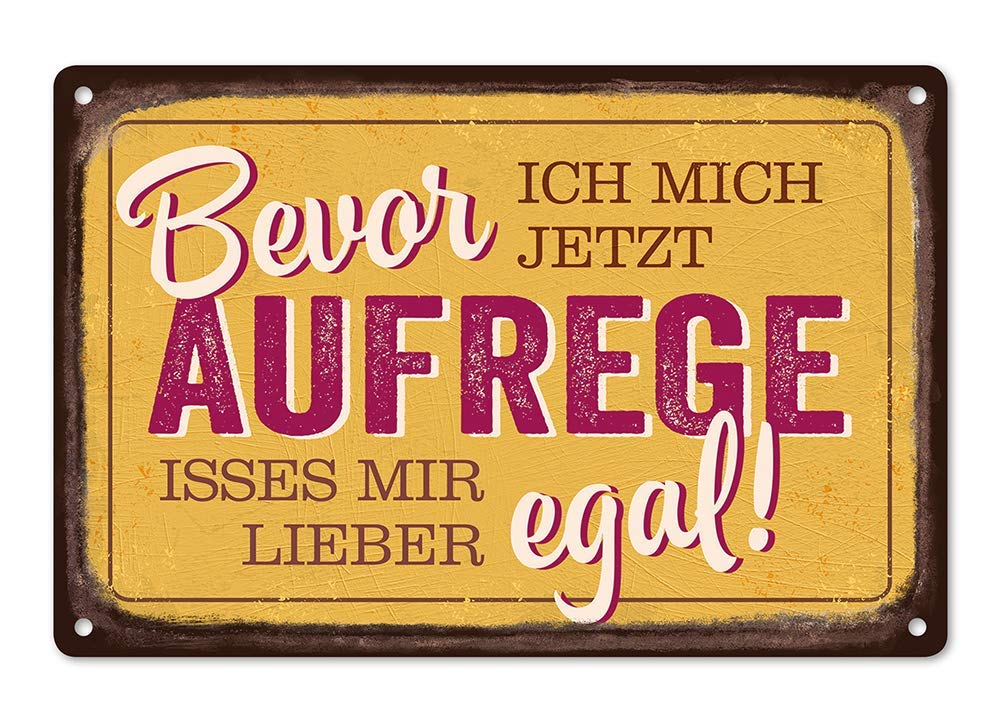 grafik-werkstatt-retro-blechschild-sch-nes-leben-deko-schild-30-x-20-cm image 6