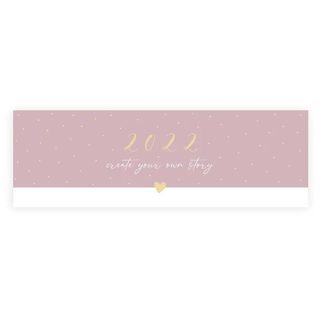gr-tz-verlag-tischkalender-wochenkalender-quer-32-x-10-5-cm-rosa-mit-goldfolie image 1