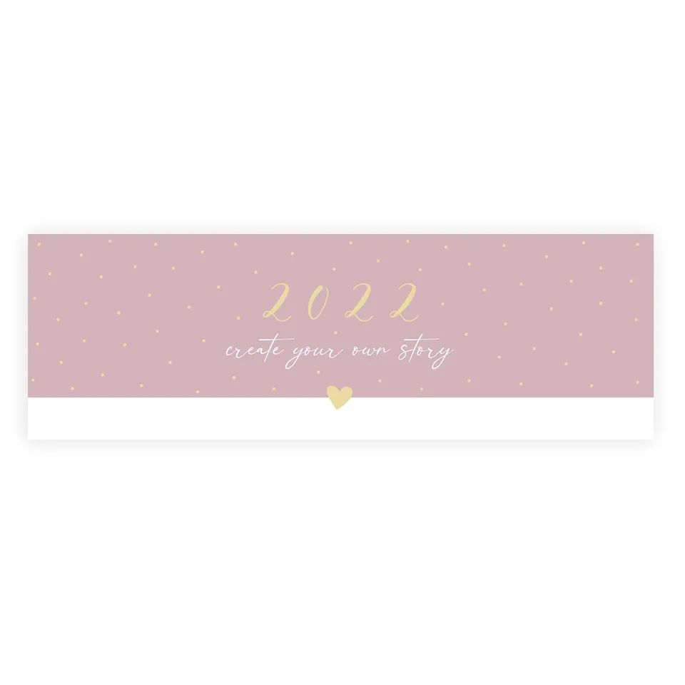 gr-tz-verlag-tischkalender-wochenkalender-quer-32-x-10-5-cm-rosa-mit-goldfolie image 1