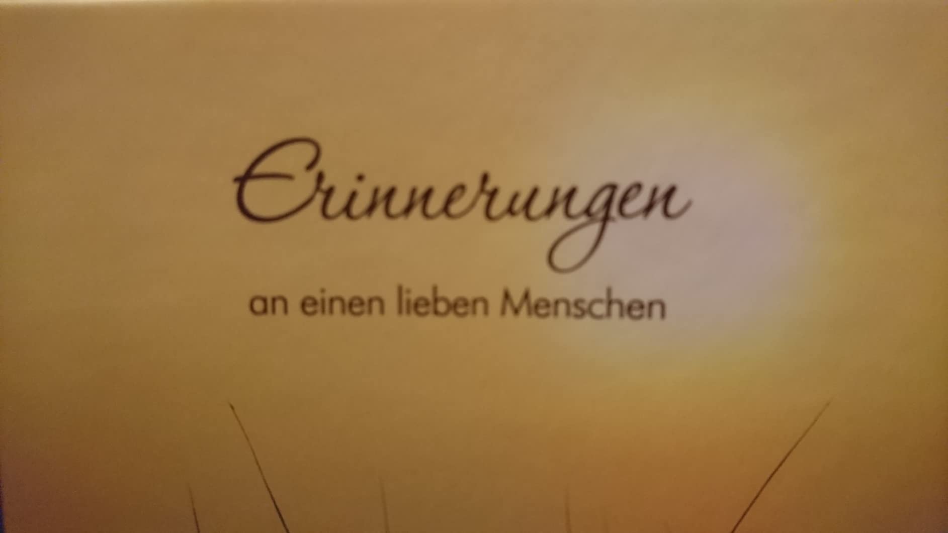 Würdevolles Trostgeschenk
