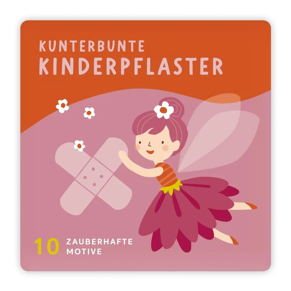 grafik-werkstatt-kinderpflaster-set-10-pflaster-rosa image 1
