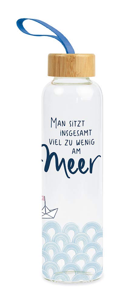 grafik-werkstatt-glas-trinkflasche-550-ml-gl-cksrezept-bunt-mit-griffschlaufe image 8