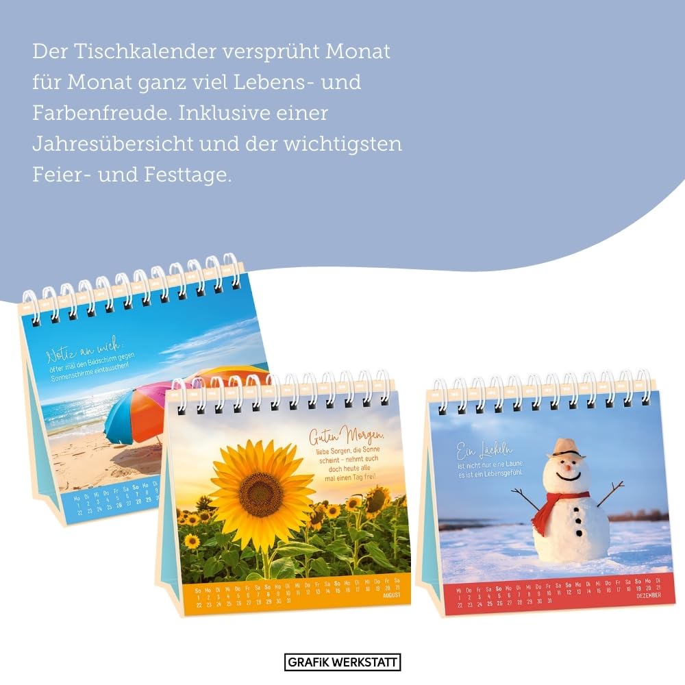grafik-werkstatt-classic-line-tischkalender-2027-extraportion-gl-ck-aufsteller image 6